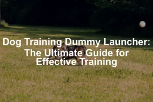 Featured image for Dog Training Dummy Launcher: The Ultimate Guide for Effective Training