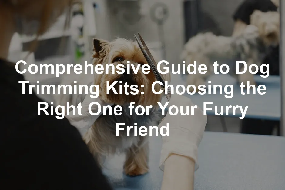 Featured image for Comprehensive Guide to Dog Trimming Kits: Choosing the Right One for Your Furry Friend