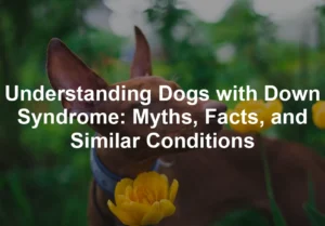 Featured image for Understanding Dogs with Down Syndrome: Myths, Facts, and Similar Conditions