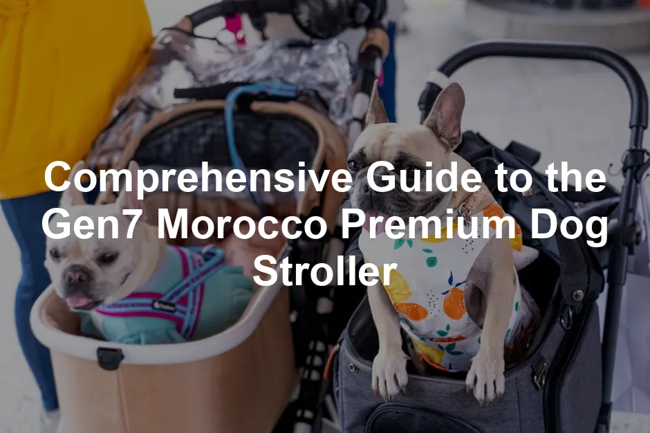 Featured image for Comprehensive Guide to the Gen7 Morocco Premium Dog Stroller