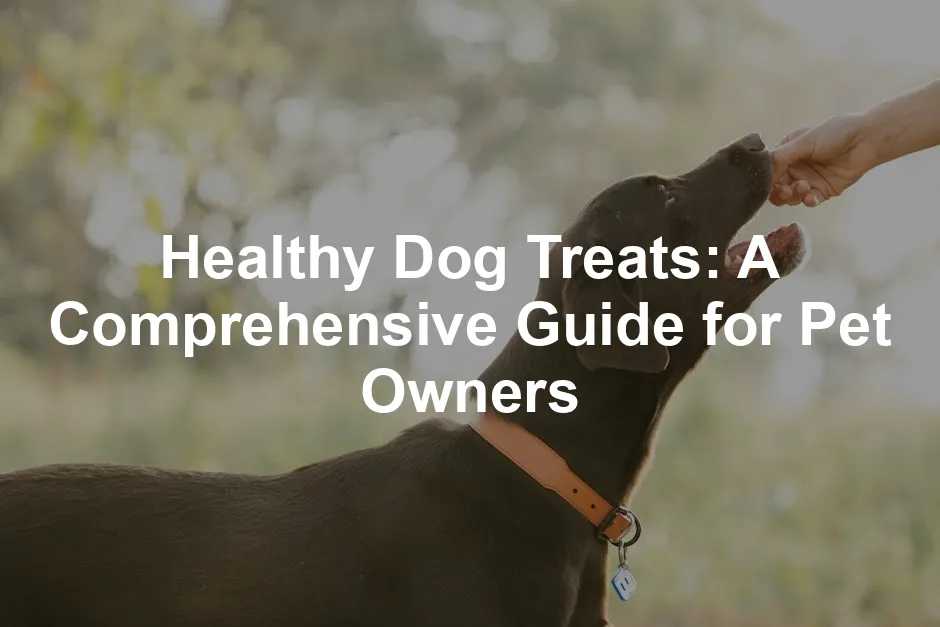 Featured image for Healthy Dog Treats: A Comprehensive Guide for Pet Owners