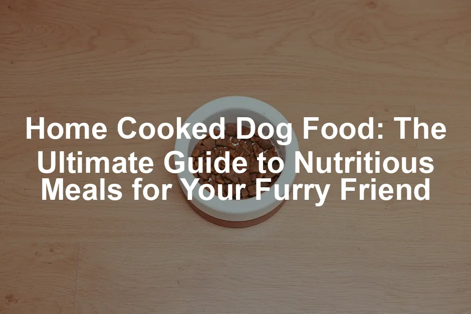 Featured image for Home Cooked Dog Food: The Ultimate Guide to Nutritious Meals for Your Furry Friend