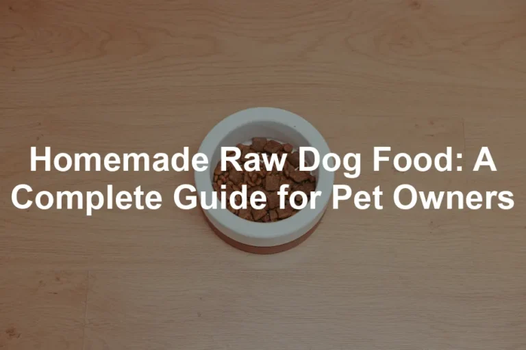 Featured image for Homemade Raw Dog Food: A Complete Guide for Pet Owners