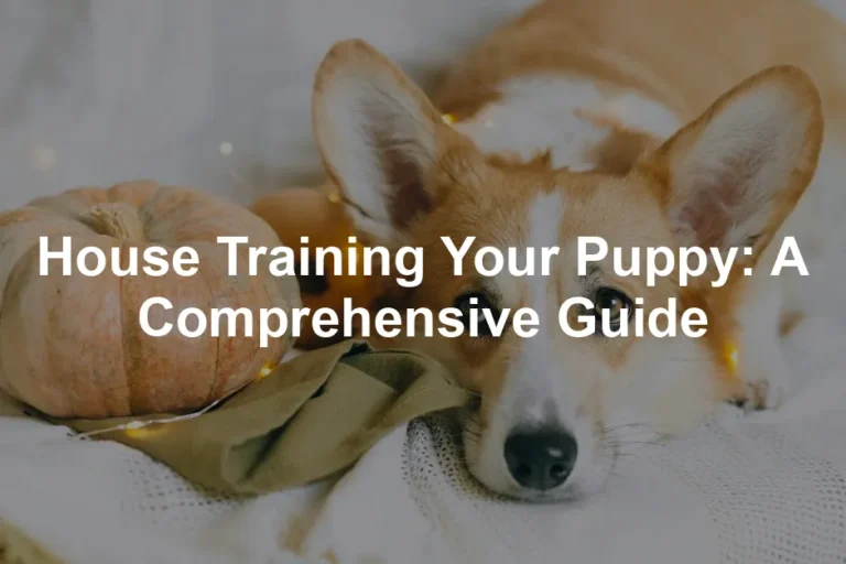 Featured image for House Training Your Puppy: A Comprehensive Guide