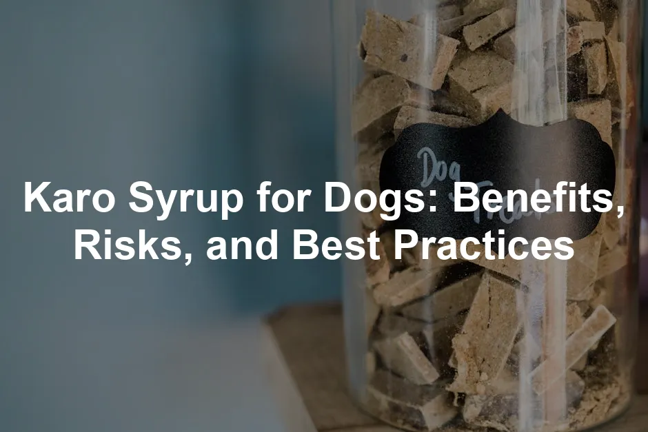 Featured image for Karo Syrup for Dogs: Benefits, Risks, and Best Practices