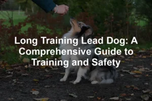 Featured image for Long Training Lead Dog: A Comprehensive Guide to Training and Safety