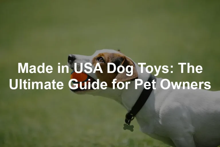 Featured image for Made in USA Dog Toys: The Ultimate Guide for Pet Owners