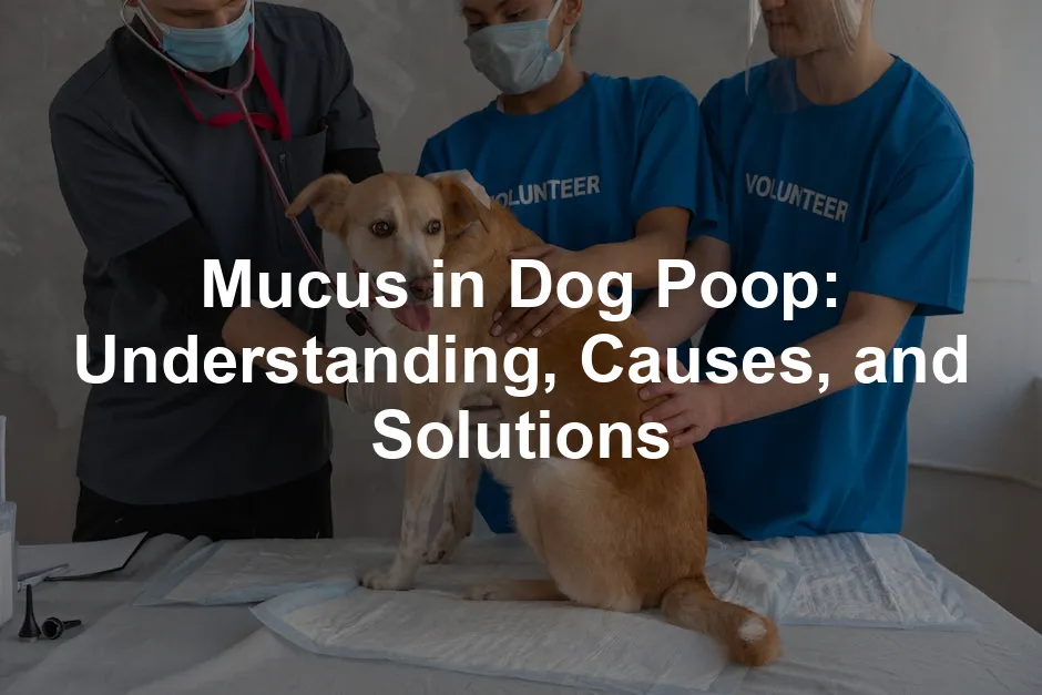 Featured image for Mucus in Dog Poop: Understanding, Causes, and Solutions