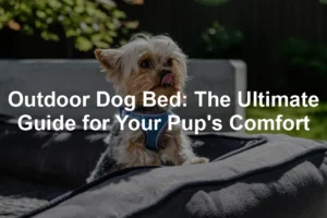 Featured image for Outdoor Dog Bed: The Ultimate Guide for Your Pup's Comfort