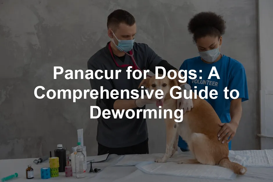 Featured image for Panacur for Dogs: A Comprehensive Guide to Deworming