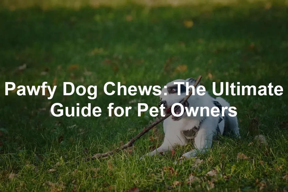 Featured image for Pawfy Dog Chews: The Ultimate Guide for Pet Owners