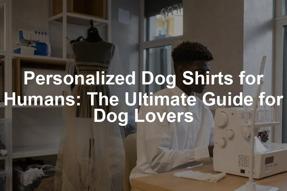 Featured image for Personalized Dog Shirts for Humans: The Ultimate Guide for Dog Lovers