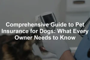 Featured image for Comprehensive Guide to Pet Insurance for Dogs: What Every Owner Needs to Know