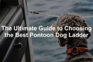 Featured image for The Ultimate Guide to Choosing the Best Pontoon Dog Ladder