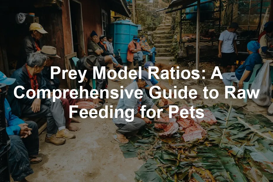 Featured image for Prey Model Ratios: A Comprehensive Guide to Raw Feeding for Pets