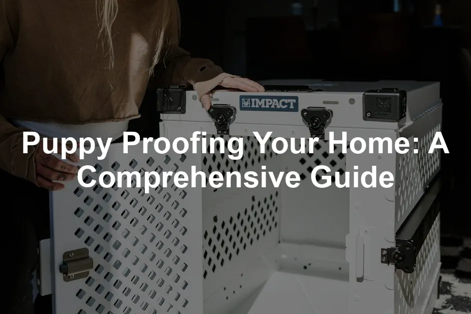 Featured image for Puppy Proofing Your Home: A Comprehensive Guide