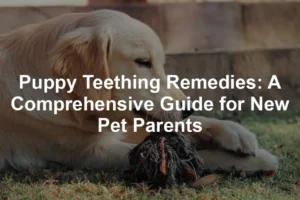 Featured image for Puppy Teething Remedies: A Comprehensive Guide for New Pet Parents