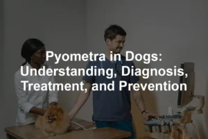 Featured image for Pyometra in Dogs: Understanding, Diagnosis, Treatment, and Prevention