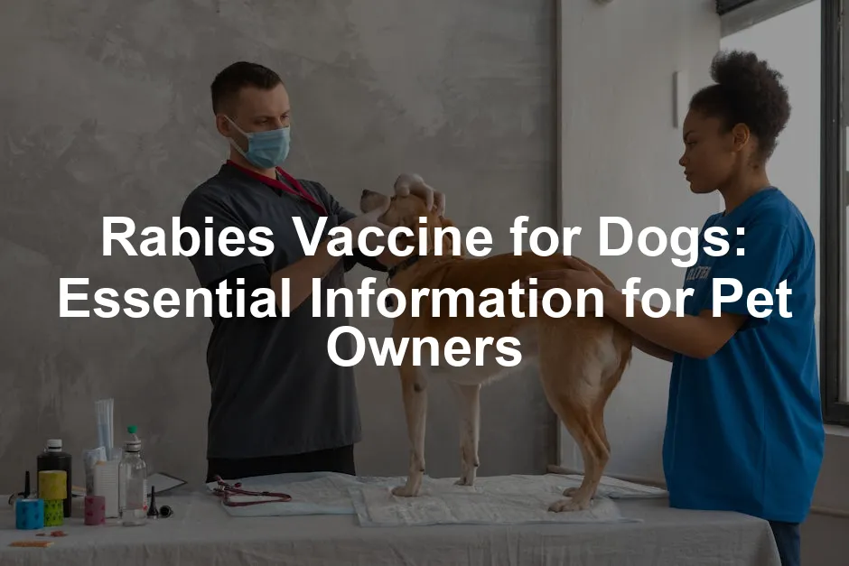 Featured image for Rabies Vaccine for Dogs: Essential Information for Pet Owners