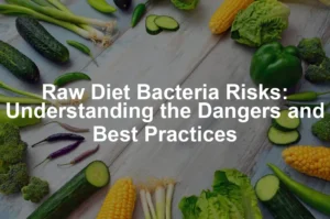 Featured image for Raw Diet Bacteria Risks: Understanding the Dangers and Best Practices