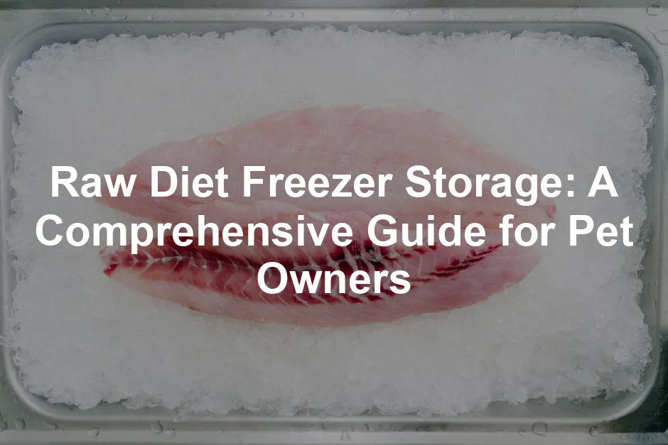 Featured image for Raw Diet Freezer Storage: A Comprehensive Guide for Pet Owners