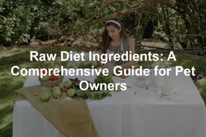 Featured image for Raw Diet Ingredients: A Comprehensive Guide for Pet Owners