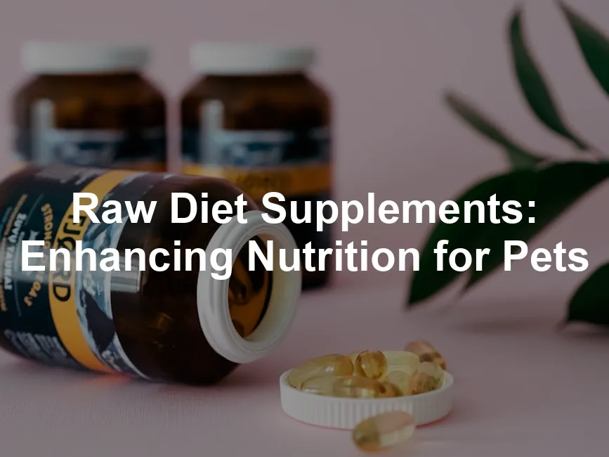 Featured image for Raw Diet Supplements: Enhancing Nutrition for Pets