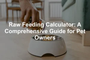 Featured image for Raw Feeding Calculator: A Comprehensive Guide for Pet Owners