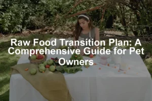 Featured image for Raw Food Transition Plan: A Comprehensive Guide for Pet Owners