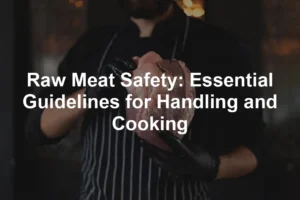 Featured image for Raw Meat Safety: Essential Guidelines for Handling and Cooking