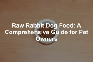 Featured image for Raw Rabbit Dog Food: A Comprehensive Guide for Pet Owners