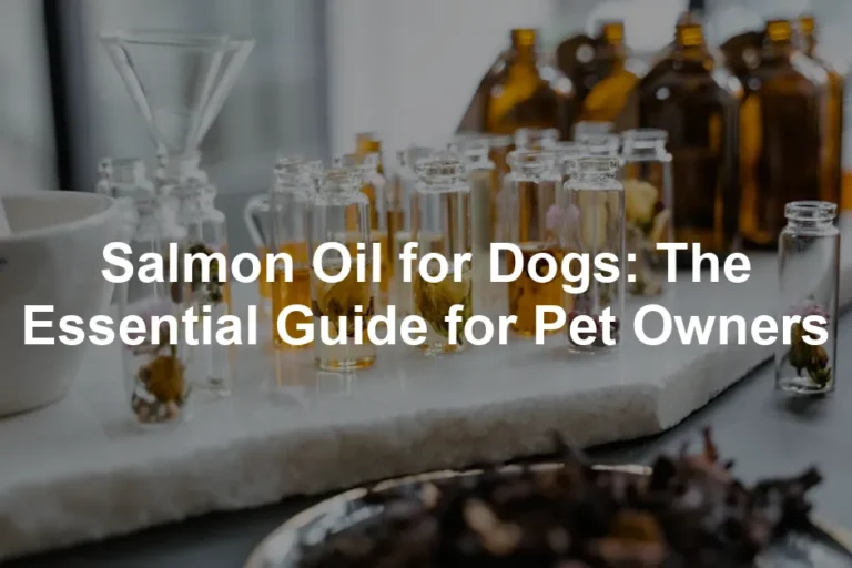 Featured image for Salmon Oil for Dogs: The Essential Guide for Pet Owners