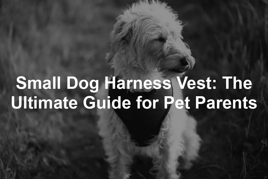 Featured image for Small Dog Harness Vest: The Ultimate Guide for Pet Parents