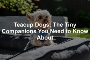 Featured image for Teacup Dogs: The Tiny Companions You Need to Know About