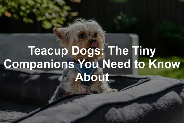 Featured image for Teacup Dogs: The Tiny Companions You Need to Know About