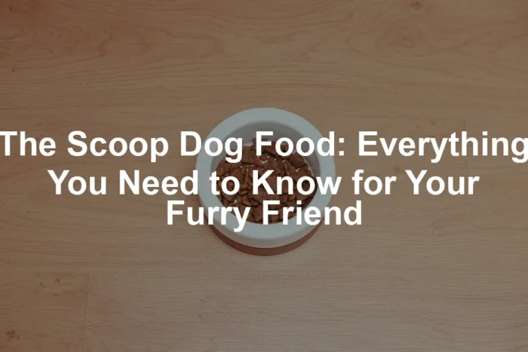 Featured image for The Scoop Dog Food: Everything You Need to Know for Your Furry Friend