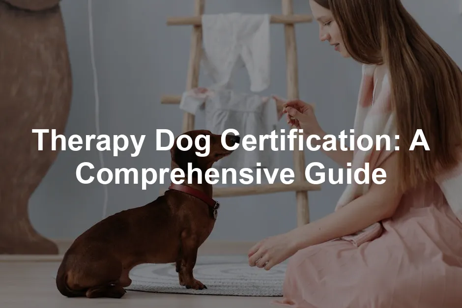 Featured image for Therapy Dog Certification: A Comprehensive Guide