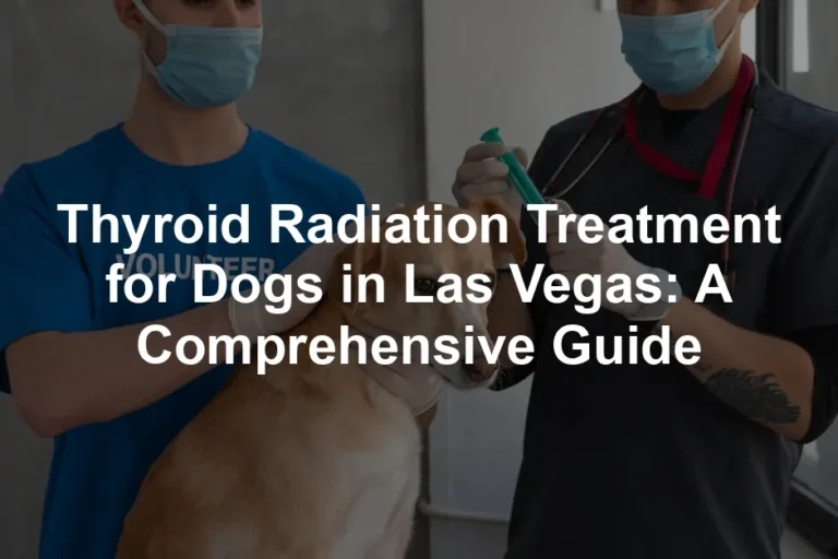 Featured image for Thyroid Radiation Treatment for Dogs in Las Vegas: A Comprehensive Guide