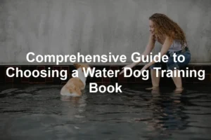 Featured image for Comprehensive Guide to Choosing a Water Dog Training Book