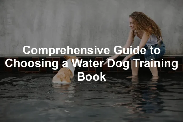 Featured image for Comprehensive Guide to Choosing a Water Dog Training Book